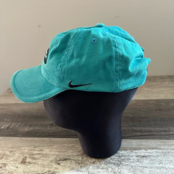 Vintage Teal Nike White Tag NFL Pro Line Carolina Panthers Football Hat - Picture 3 of 8